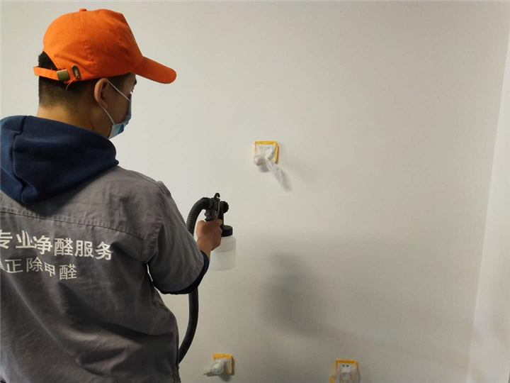 赣州除甲醛陕西慈善医院荃芬施工案例 