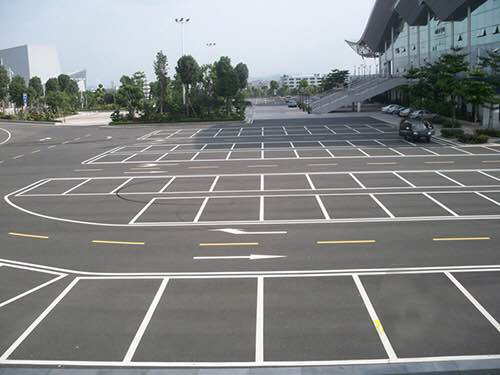 北京道路划线 