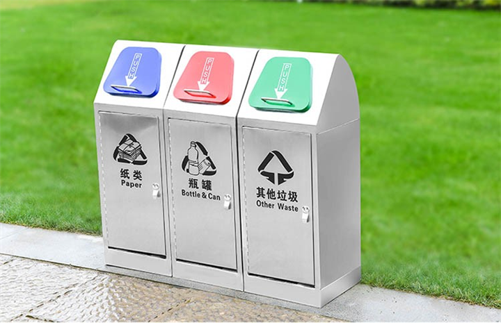 新疆不锈钢垃圾桶 