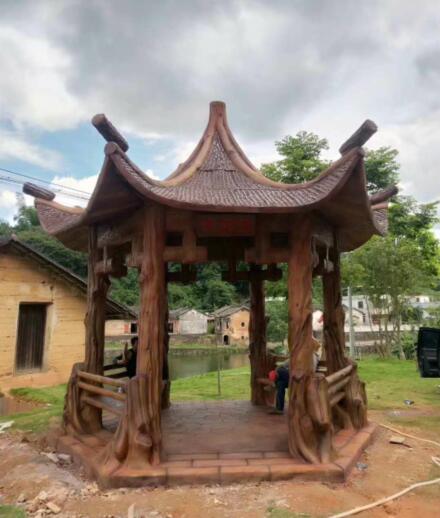 库尔勒仿木凉亭a乌鲁木齐仿木凉亭 
