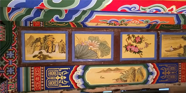大田古建筑彩绘