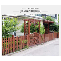 防腐木围栏 