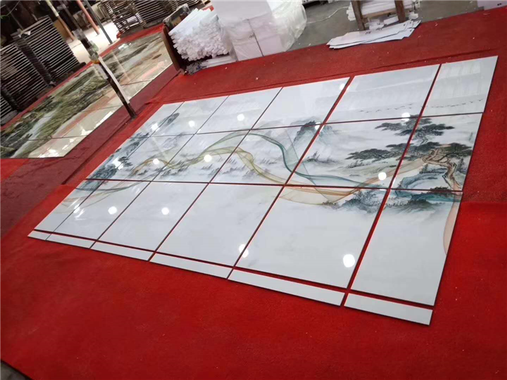 湖南瓷砖电视墙厂