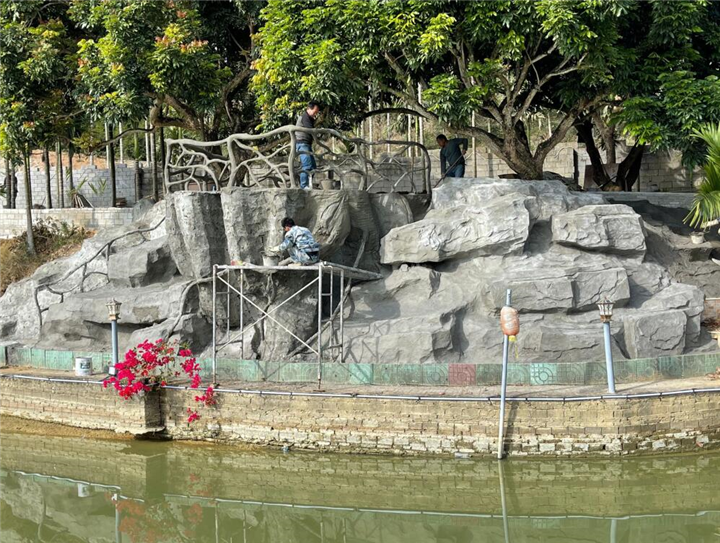 福州水泥塑石施工h泉州水泥塑石施工
