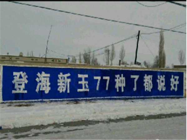 新疆墙体广告 