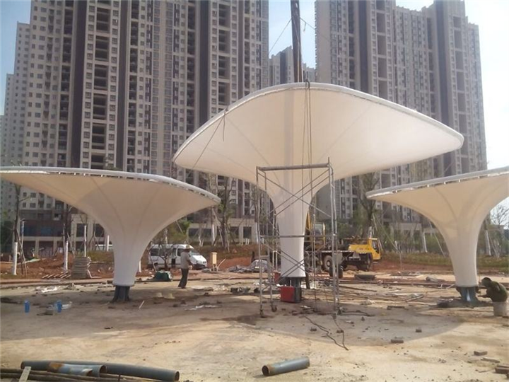 福建膜结构工程车棚 