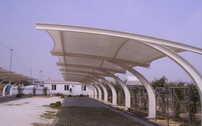 福建漳州膜结构车棚制作 