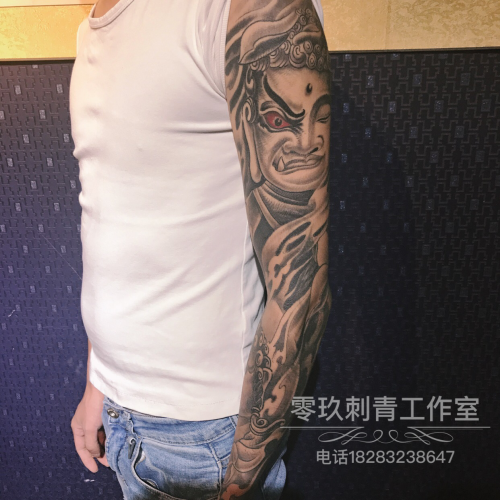 内江花臂纹身5005 