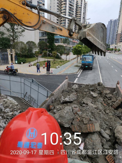食品园区道路施工