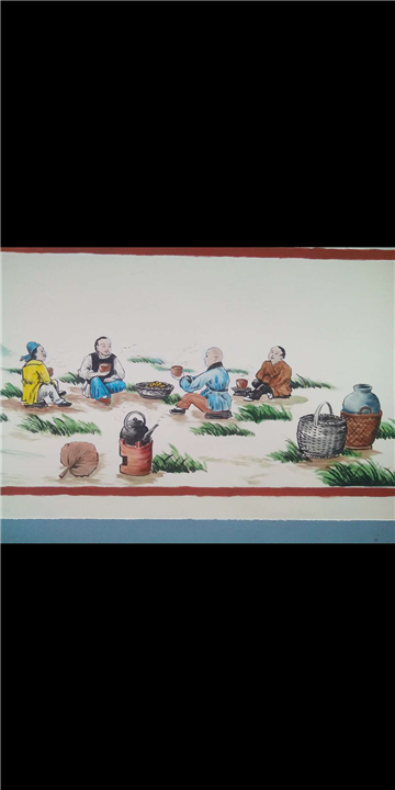 赣州新洲湾手绘墙画