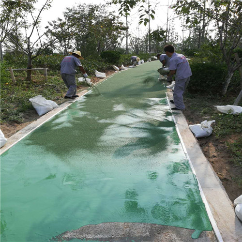 西安彩色道路施工
