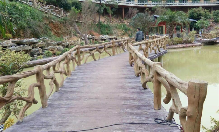 芙蓉仿木栏杆c南岳假山鱼池c祁东仿木栏杆