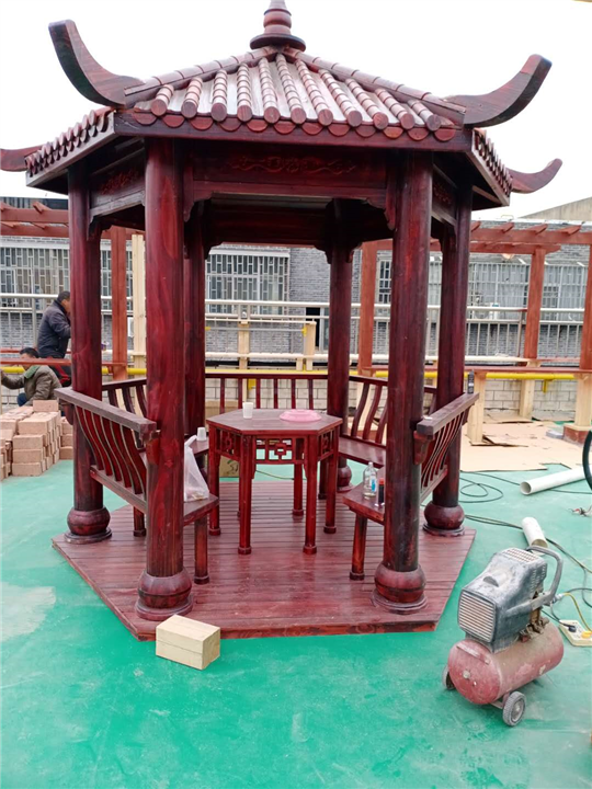 河南郑州防腐凉亭设计 