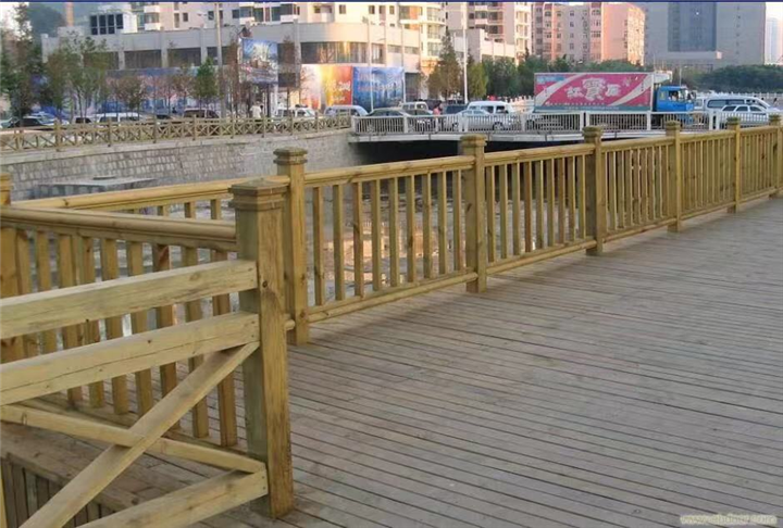 湖北防腐木护栏