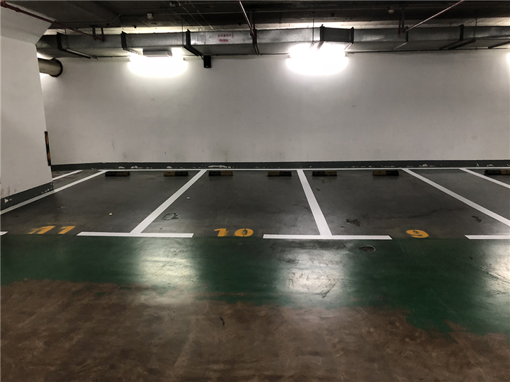 大理石路面划线