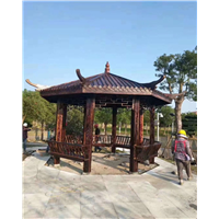 河池防腐木凉亭
