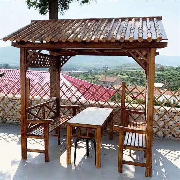 宜城防腐木凉亭