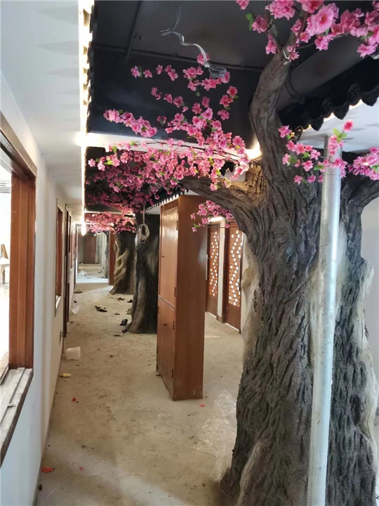 仿真室内花树 