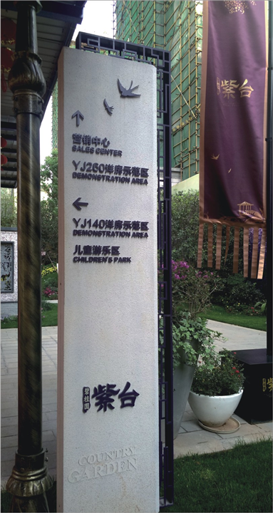 楼栋标识牌