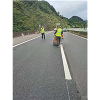 遵义马路划线 