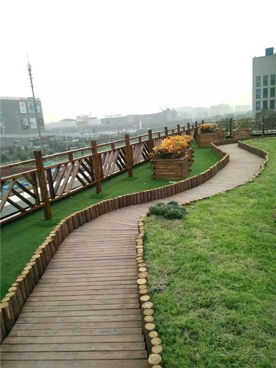 宝丰防腐木木栈道1