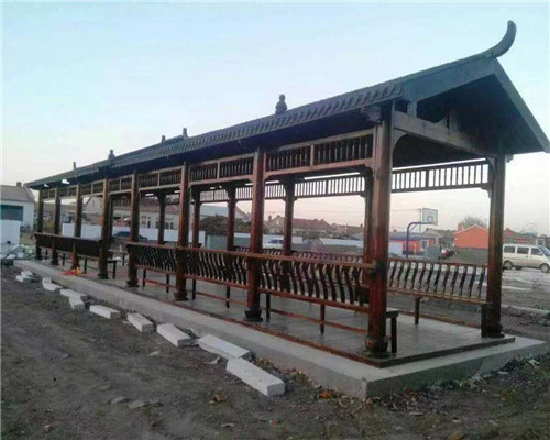 叶县防腐木长廊1