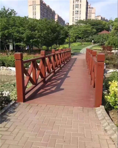 叶县防腐木护栏1