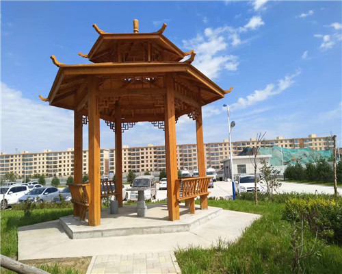 衡阳防腐木凉亭1