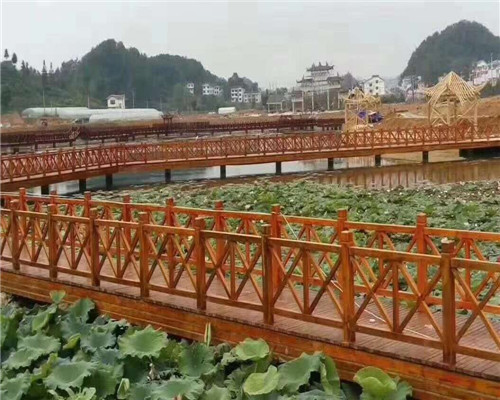 岳阳防腐木护栏