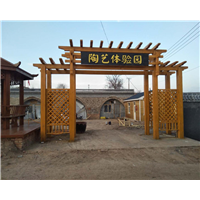 岳阳防腐木门头