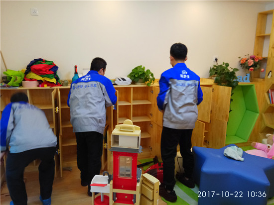 爱卫士为美帝奇国际幼儿园进行室内空气治理 