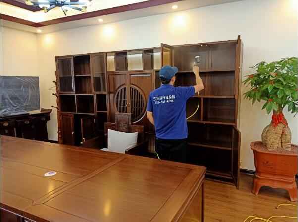 重庆上门除甲醛公司为川蒙集团提供除甲醛服务 