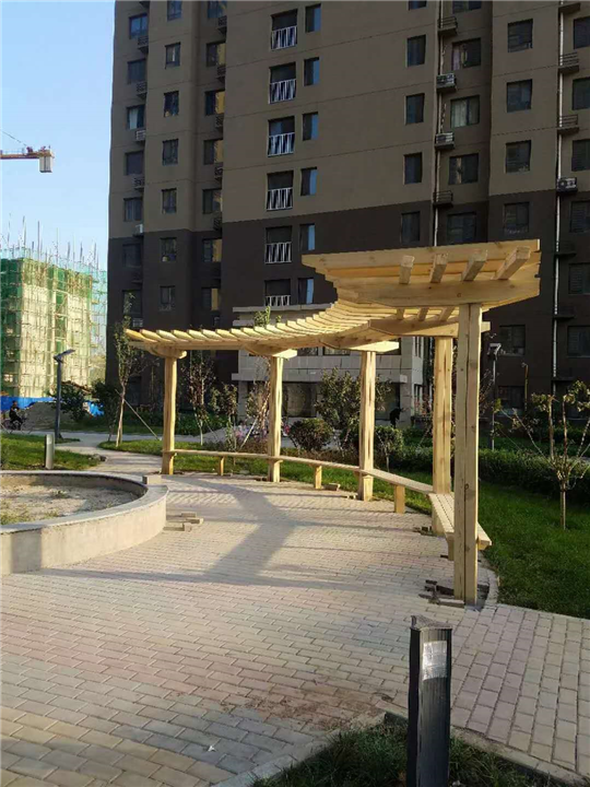 新疆防腐木葡萄架安装