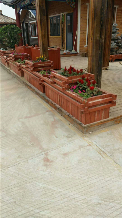 阿克苏防腐木花箱厂家