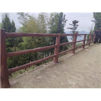 榆林塑石假山h榆林仿木栏杆
