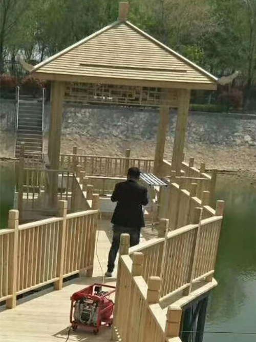 新疆防腐木凉亭 