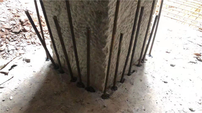 云南柱截面加大加固