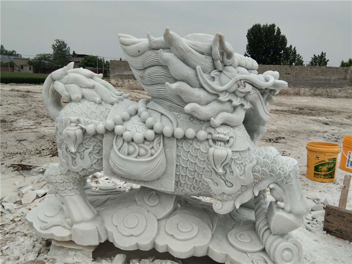 石雕麒麟厂家 