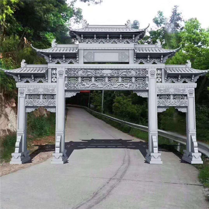 农村村口牌坊