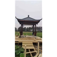 十堰防腐木凉亭安装