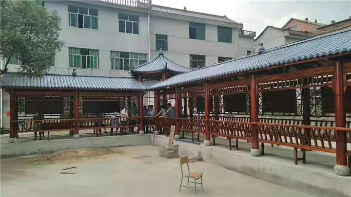 河北防腐木长廊