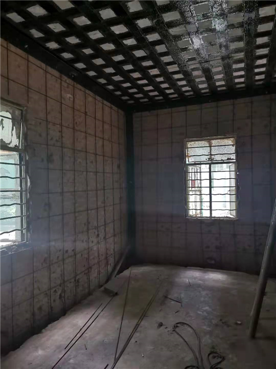 湖北学校墙体钢网加固 