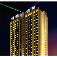 新疆楼体亮化标识设计 