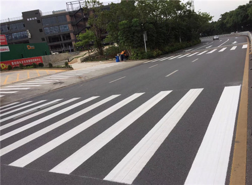 上海马路划线