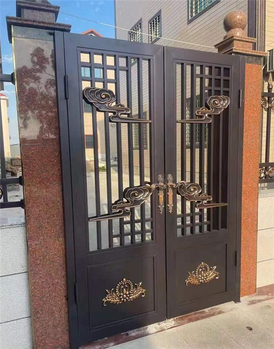 宣威不锈钢大门定做 