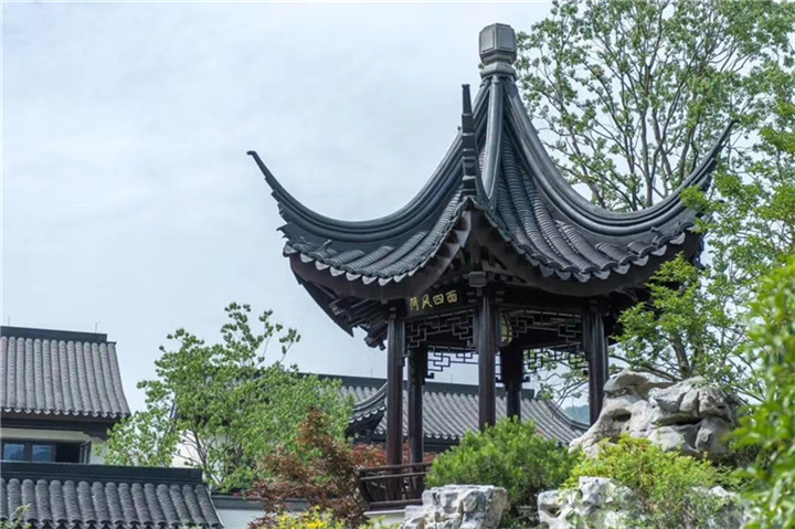 石家庄防腐木凉亭