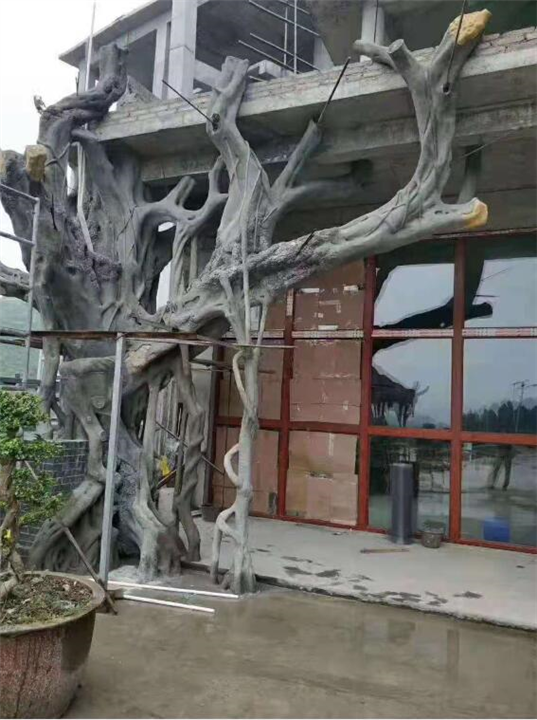 深圳假山瀑布h深圳塑石假山设计