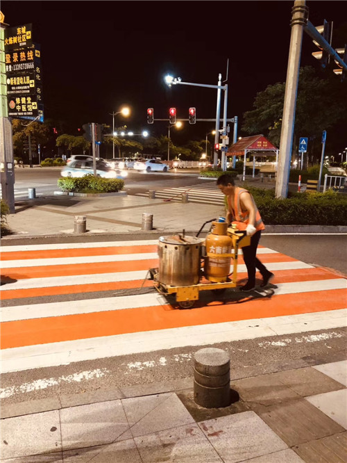 济南道路划线施工