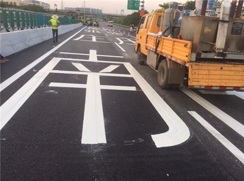 聊城道路划线