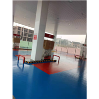 新化县九龙石化户外聚氨酸地坪